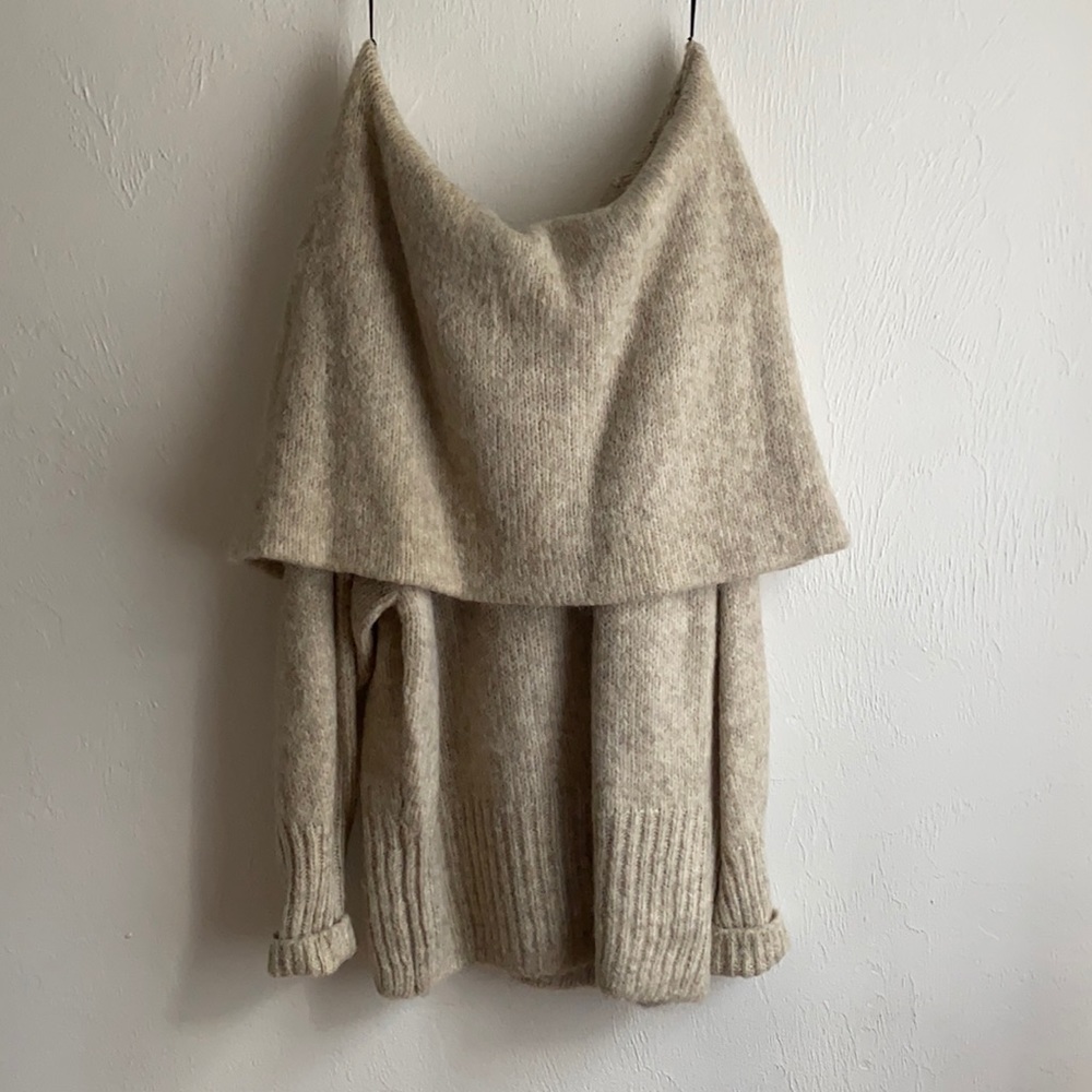 Off the shoulder sweater